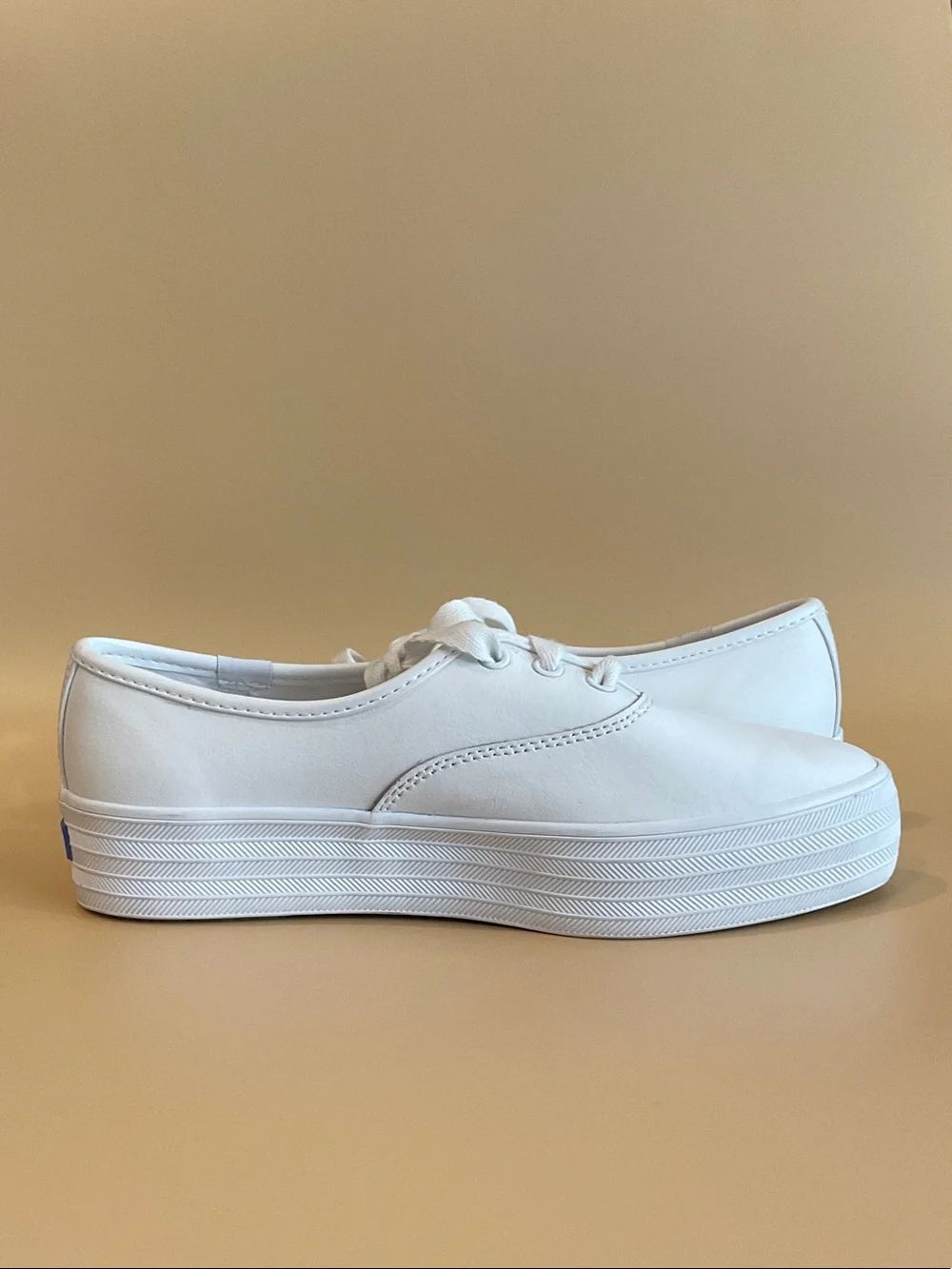 Keds White Platform Canvas Sneaker